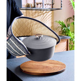 Morphy Richards grey aluminium casserole dish 4.1L - British product