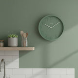Argos Acctim Bold Flood Cloverfield Wall Clock Green 30cm- Buy online at McGrocer