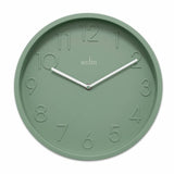 Acctim green wall clock 30cm - British brand