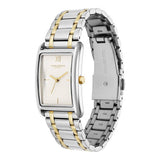 Olivia Burton two-tone bracelet watch rectangular dial, UK version