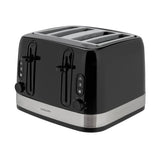 Cookworks 4 slice toaster black - British product