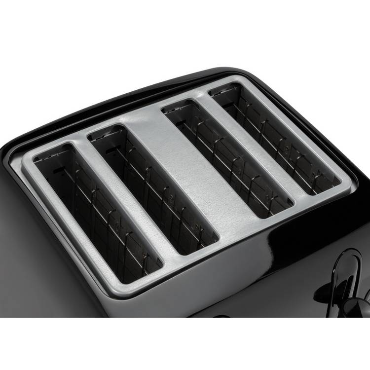Cookworks 4 slice toaster black - British product