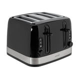 Cookworks 4 slice toaster black - British product