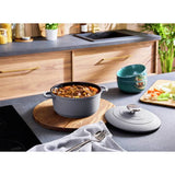 Morphy Richards casserole dish 2.3L grey, imported from the UK