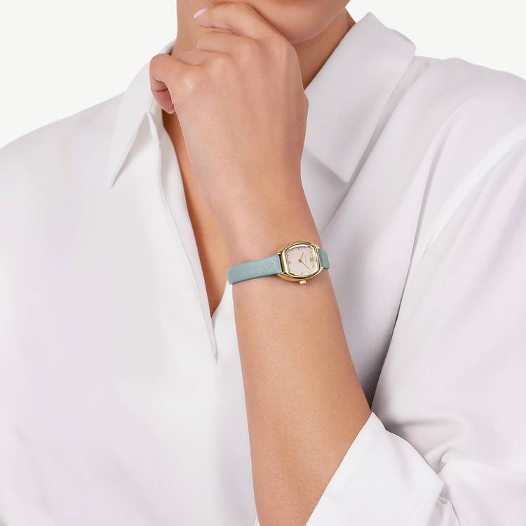 Radley pistachio green leather strap watch, imported from the UK
