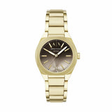 Armani Exchange ladies watch gold tone bracelet 36mm, UK version
