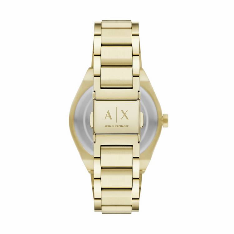 Armani Exchange ladies watch gold tone bracelet 36mm, UK version