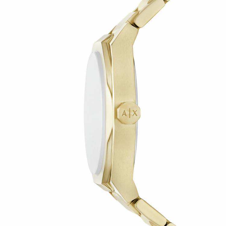 Armani Exchange ladies watch gold tone bracelet 36mm, UK version