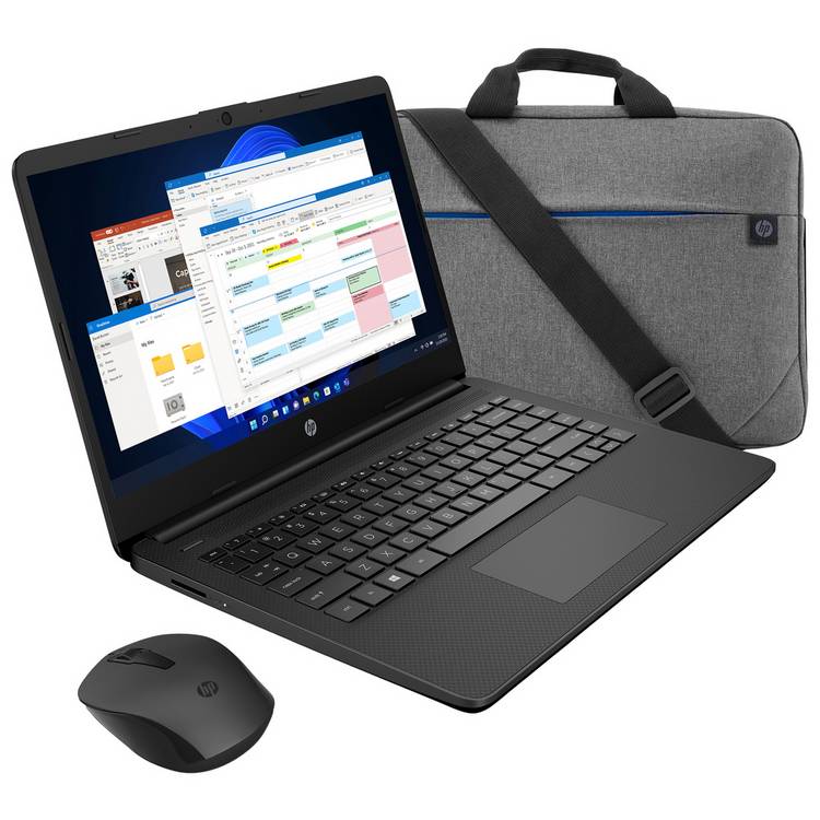 HP 14s laptop bundle 14 inch UK version