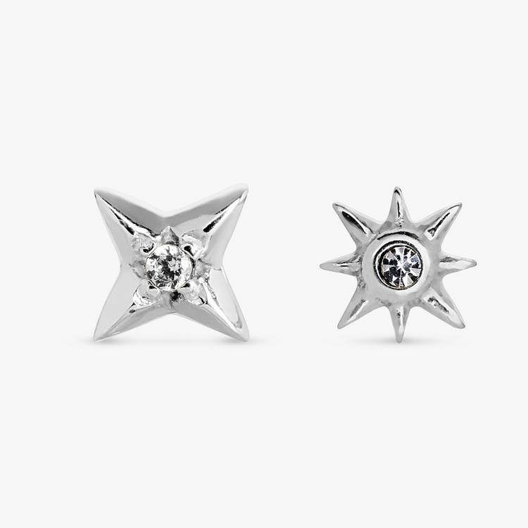Revere star flatback stud earrings set of 2 - British product