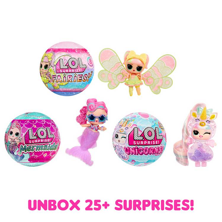 L.O.L. Surprise 12 inch 3-pack dolls, imported from the UK
