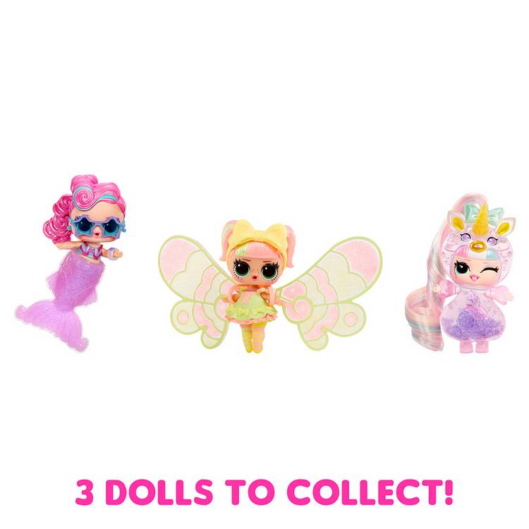 L.O.L. Surprise 12 inch 3-pack dolls, imported from the UK