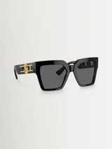 Next Versace Oversized Black Sunglasses- Buy online at McGrocer