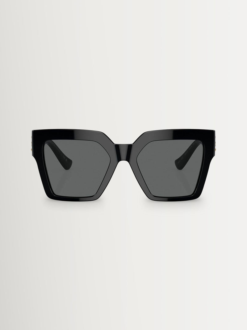 Versace butterfly sunglasses with dark grey lenses, UK version
