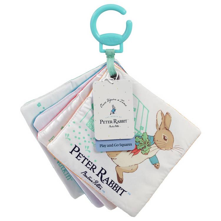 Peter Rabbit Play And Go Squares soft book (British brand)