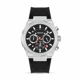 Ducati Supermotos chronograph watch with black leather strap - British product