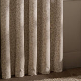 Wylder Grace Leaf taupe curtains 229x137cm, UK version
