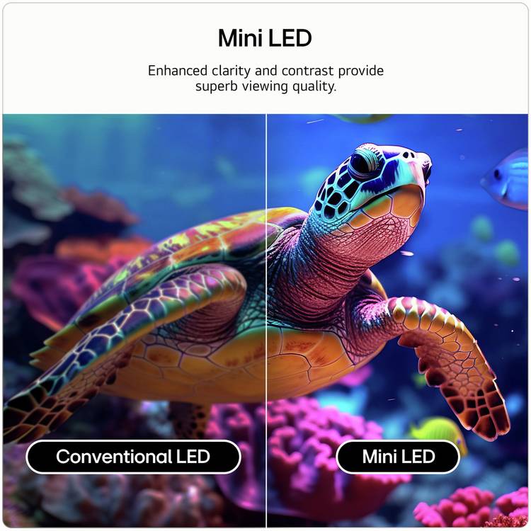 LG QNED Mini LED TV 50 inch, UK version