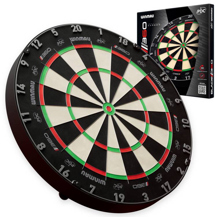 Winmau Blade 360 Symmetrical dartboard 45cm - British product