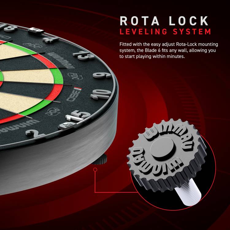 Winmau Blade 360 Symmetrical dartboard 45cm - British product