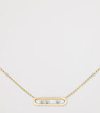 Messika Baby Move Classique yellow gold diamond necklace 45cm (British brand)