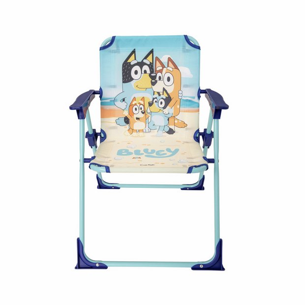 Bluey folding kids camping chair, imported from the UK