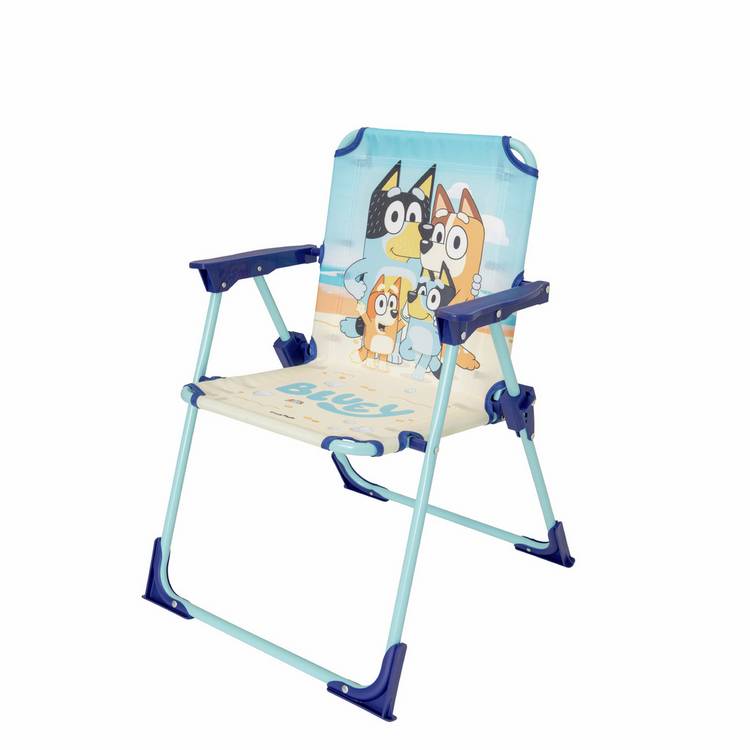 Bluey folding kids camping chair, imported from the UK