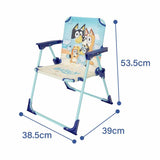 Bluey folding kids camping chair, imported from the UK