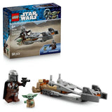 LEGO Star Wars Mandalorian Speeder Bike toy, UK version