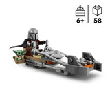 LEGO Star Wars Mandalorian Speeder Bike toy, UK version