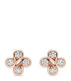 Boodles Be Boodles rose gold diamond earrings (British brand)