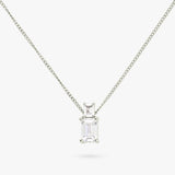 Argos Revere Sterling Silver Two Cubic Zirconia Pendant Necklace- Buy online at McGrocer