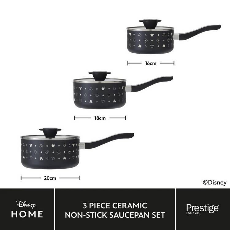 Prestige Disney 3 piece saucepan set - British product