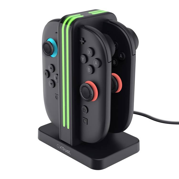 GXTrust 4-port charging dock for Nintendo Switch 2, imported from the UK