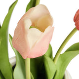 Argos Home artificial pink tulips ceramic pot 30cm, UK version