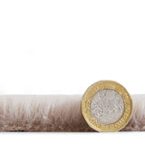 Think Rugs faux fur mink single pelt rug 58x90cm, UK version