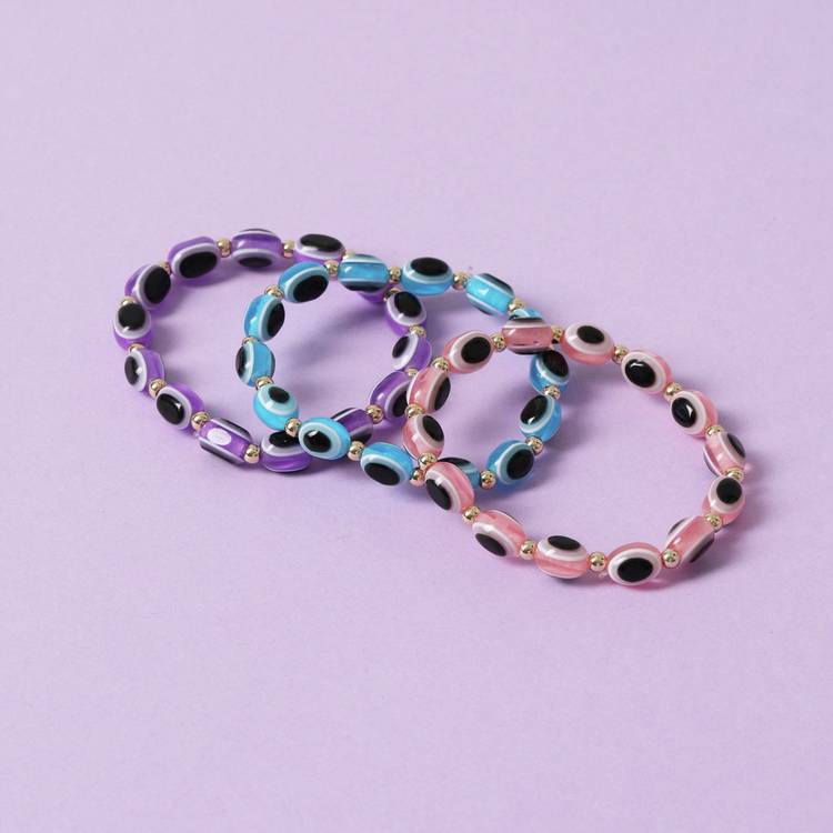 Flitzy Kids children's eye bead bracelet set - British product
