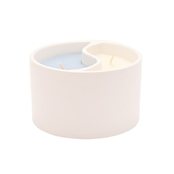 Serenity Yin Yan Relax & Revive Ceramic Candle