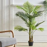 Livingandhome Artificial Bamboo Palm Tree 130cm, imported from the UK