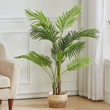 Livingandhome Artificial Bamboo Palm Tree 130cm, imported from the UK