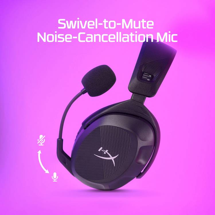 HyperX Cloud Stinger 2 wireless gaming headset black, imported from the UK