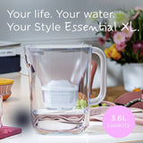BRITA water filter jug Style Essential 3.6L XL, imported from the UK