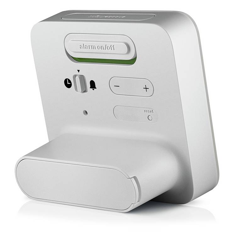 Braun digital alarm clock white with snooze and backlight - British product