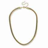 Uncommon Souls gold tone curb chain necklace 20 inch (British brand)