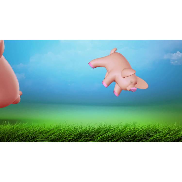 Pass the Pigs pig dice game in travel case, UK version