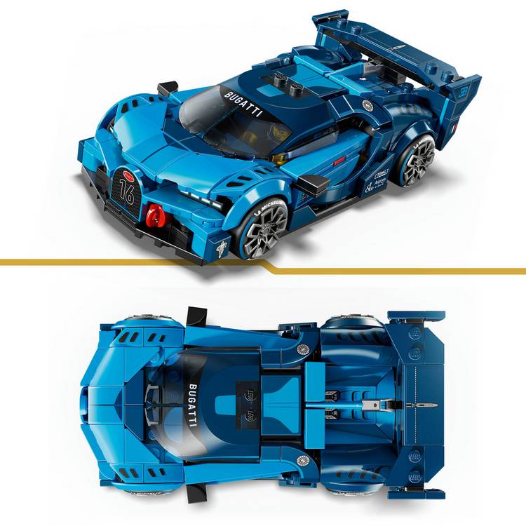 LEGO Speed Champions Bugatti Vision GT building set - British product