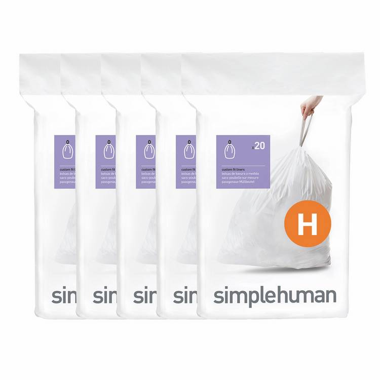 Simplehuman bin liners Code H 35L, imported from the UK