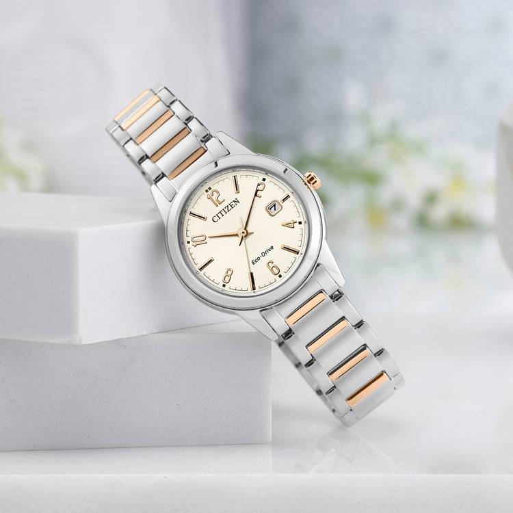 Citizen ladies two-tone cream dial watch 29mm, UK version