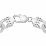 Revere silver curb bracelet 20cm, UK version