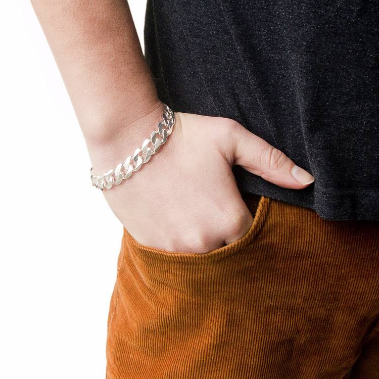 Revere silver curb bracelet 20cm, UK version